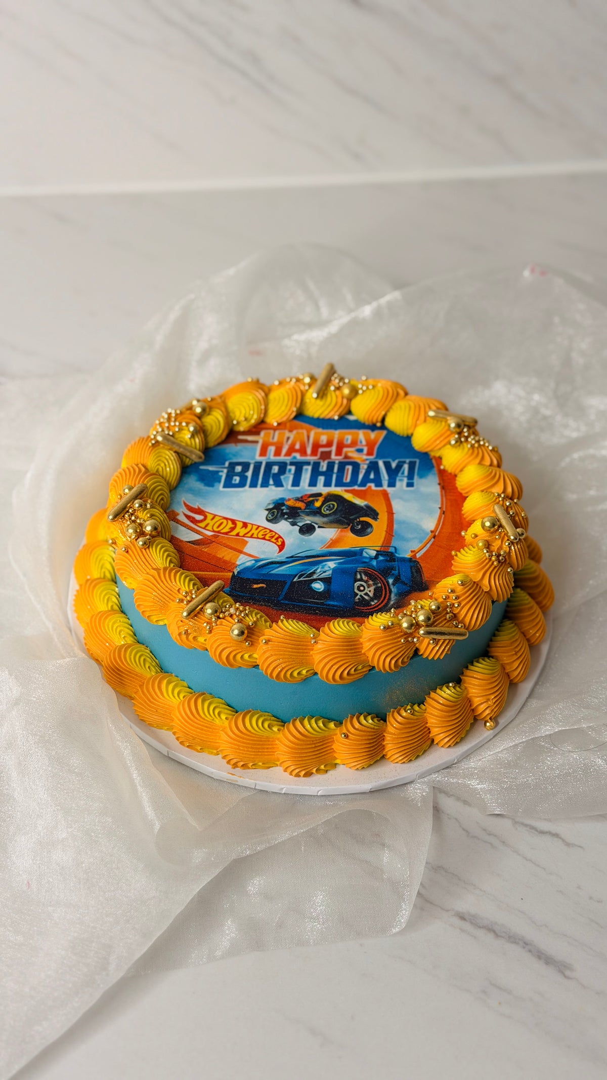 Hot Wheels Bento Cake