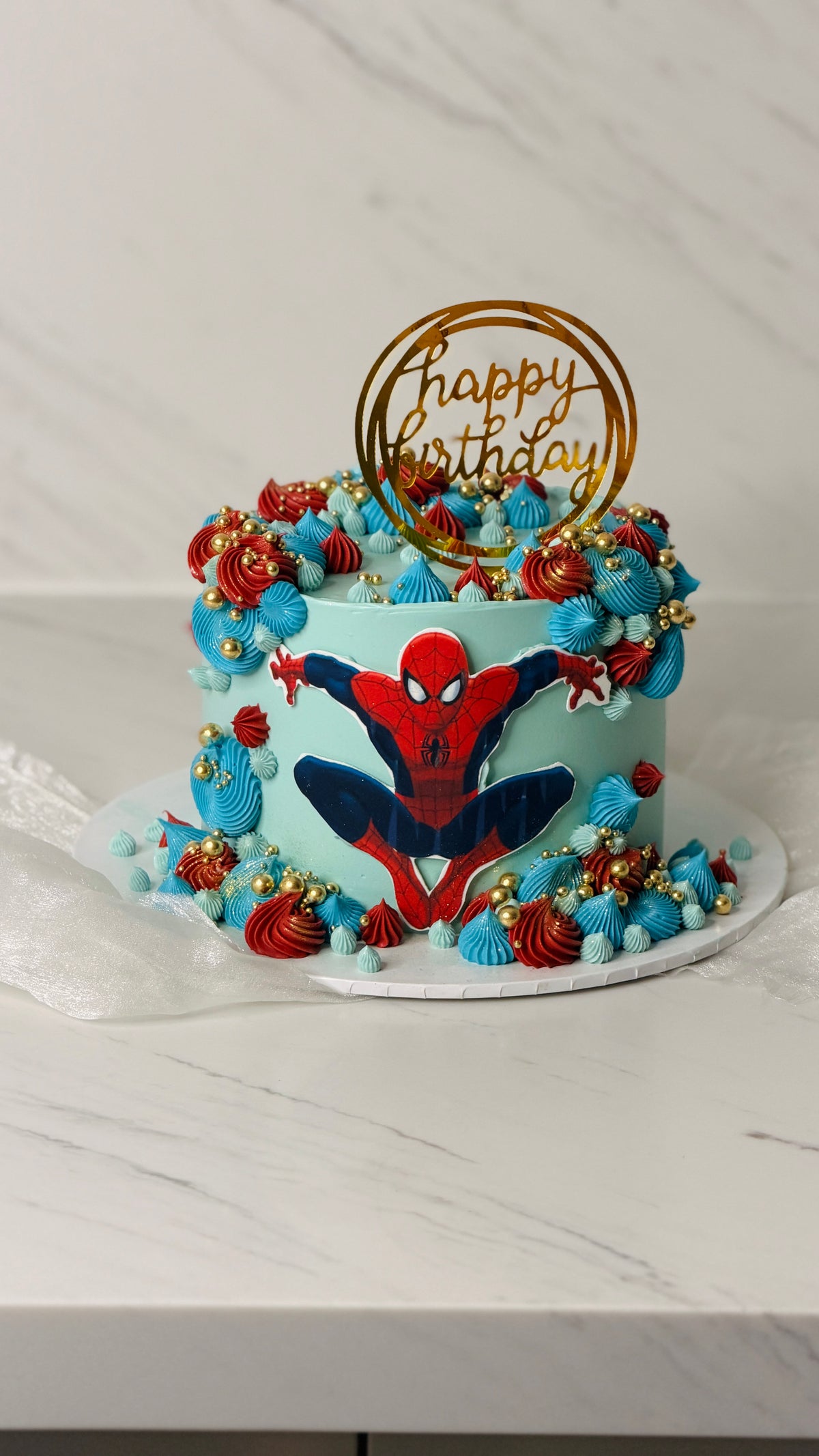 Spiderman Super Hero Cake
