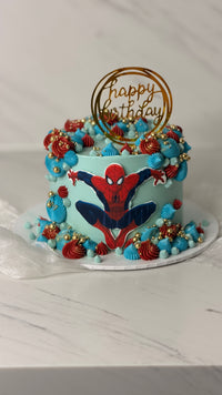 Spiderman Super Hero Cake thumb 2