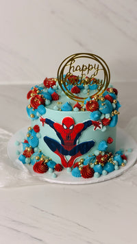 Spiderman Super Hero Cake thumb 3