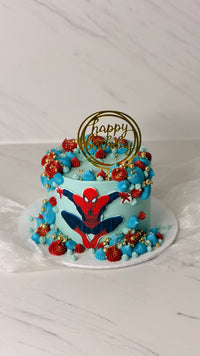 Spiderman Super Hero Cake thumb 4