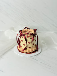 Burgundy Beige hearts thumb 2