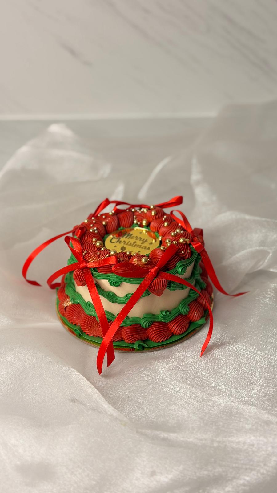 Christmas Vintage Cake
