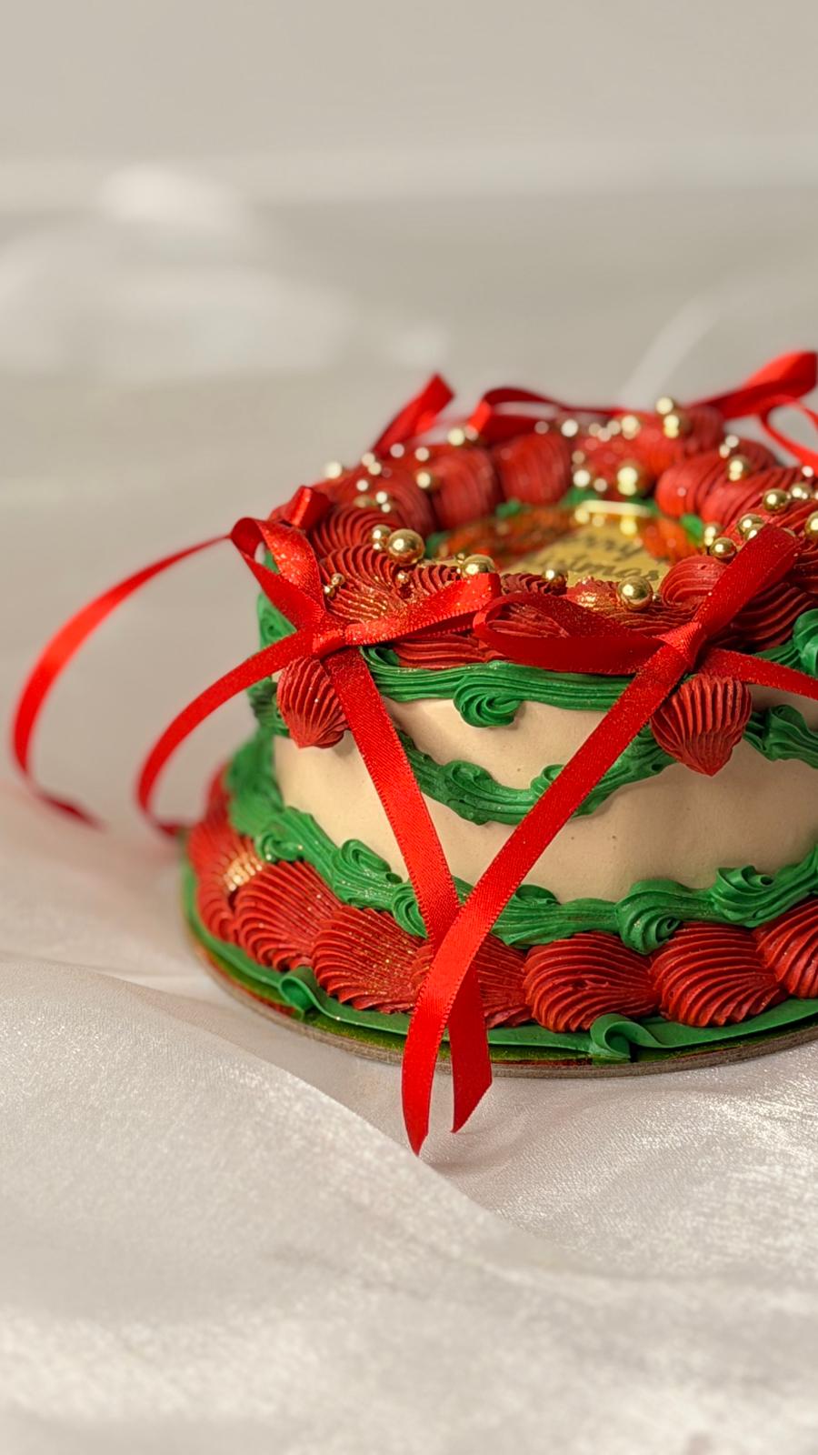 Christmas Vintage Cake