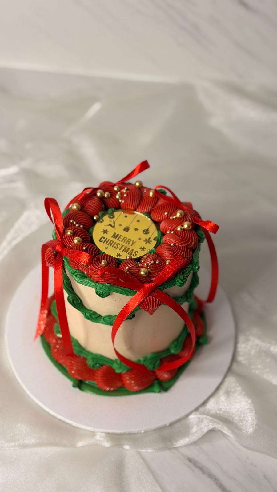 Christmas Vintage Cake