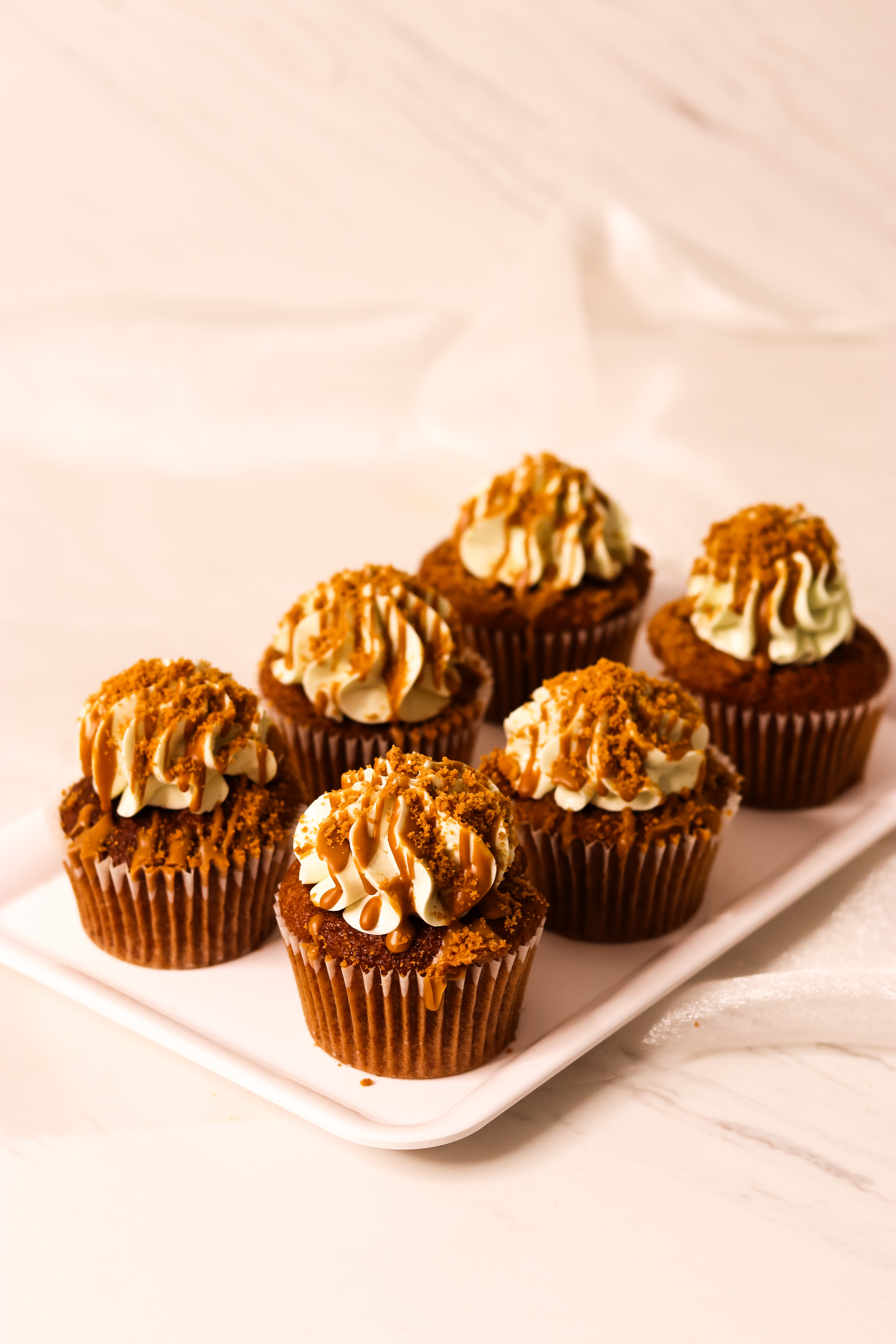Lotus Biscoff Cupcakes