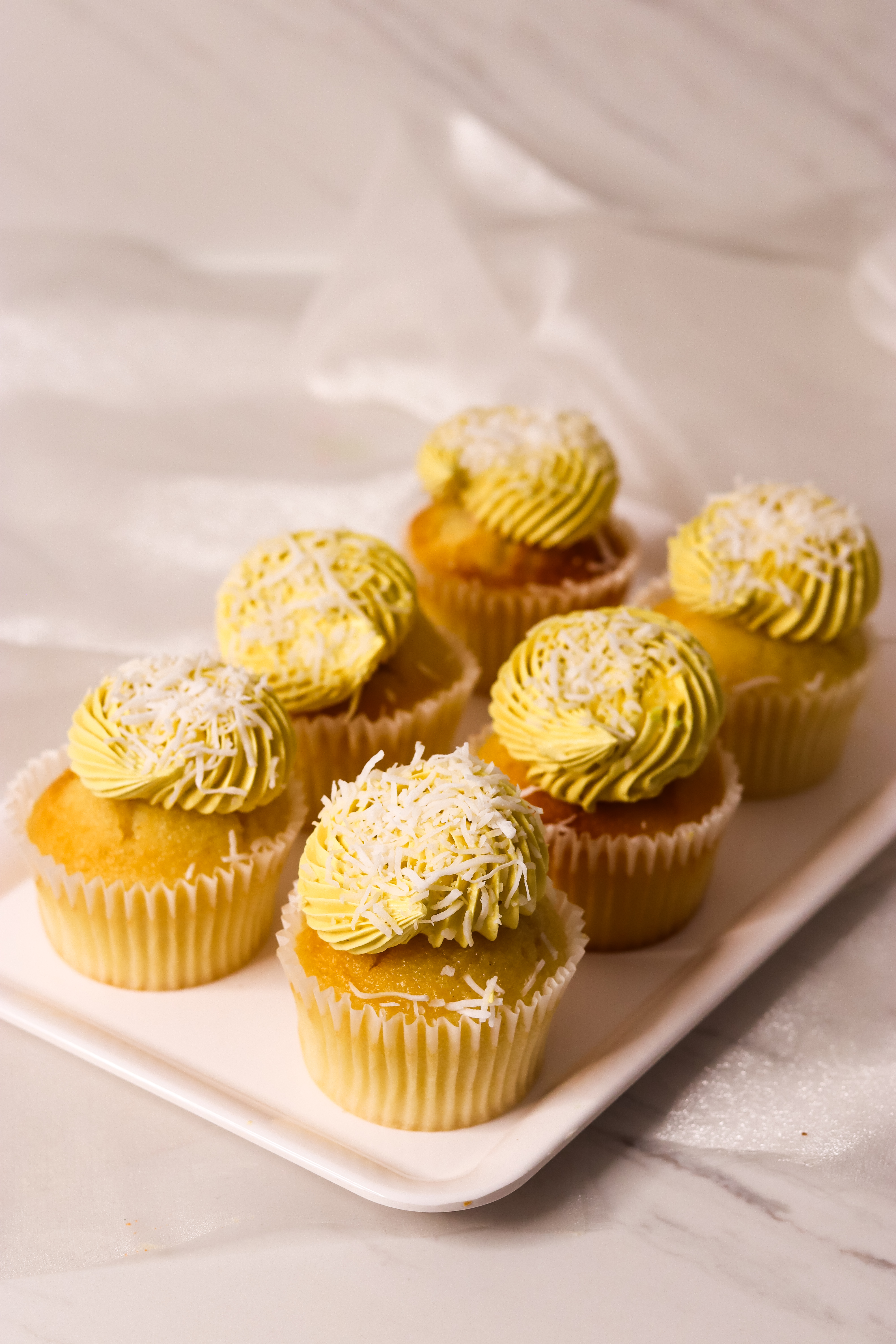 Mango Raffaello Cupcakes